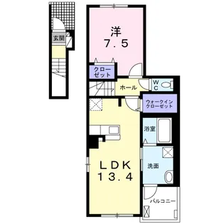 プレジオーソ【2階】の間取り