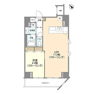 カーサスプレンディッド麻布仙台坂【11階】の間取り