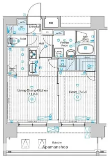 フュージョナル東墨田【6階】の間取り