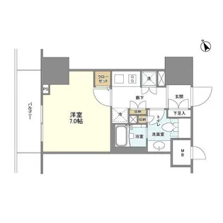 BLESS蔵前【7階】の間取り