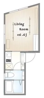 スプリングバンク【301号室号室】の間取り