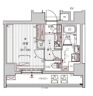 メインステージ浅草入谷Ⅰ【10階】の間取り