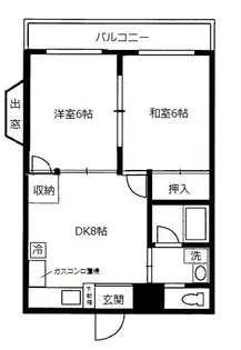 DAYハイムラックランド【201号室号室】の間取り