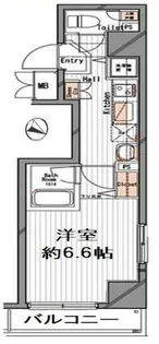 ガラ・シティ東日本橋【11階】の間取り