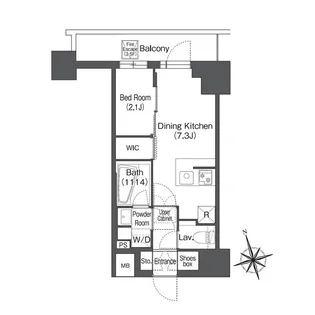 コンフォリア日暮里【6階】の間取り
