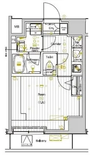 PREMIUM CUBE 両国DEUX【11階】の間取り