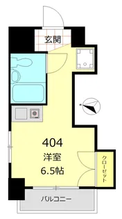 スカイコート両国【4階】の間取り