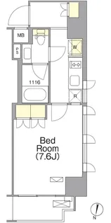 ORSUS西日暮里【7階】の間取り