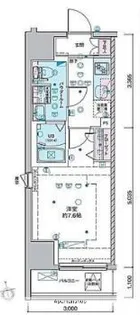 GENOVIA南砂町SKYGARDEN【10階】の間取り