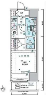 GENOVIA南砂町SKYGARDEN【3階】の間取り