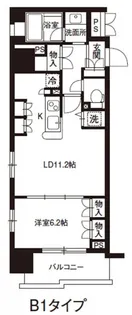 レジディア御茶ノ水【13階】の間取り