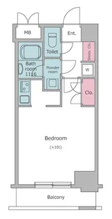 レジディア九段下【5階】の間取り