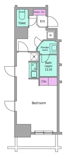 レジディア九段下【12階】の間取り
