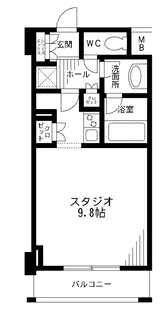 レジディア九段下【7階】の間取り