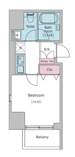 レジディア文京本郷Ⅱ【4階】の間取り