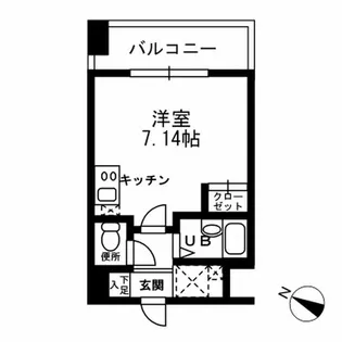 レジディア三越前【8階】の間取り