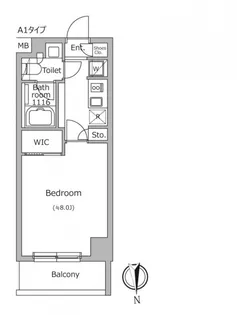 ドゥーエ南千住【2階】の間取り