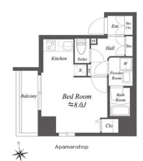 GENOVIA木場SKYGARDEN【3階】の間取り