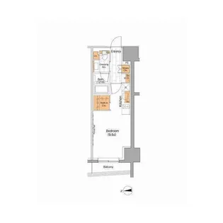 ザ・パークハビオ上野【12階】の間取り