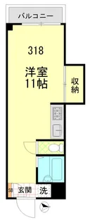 カーサ大島【3階】の間取り