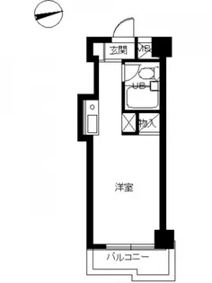 スカイコート入谷【10階】の間取り