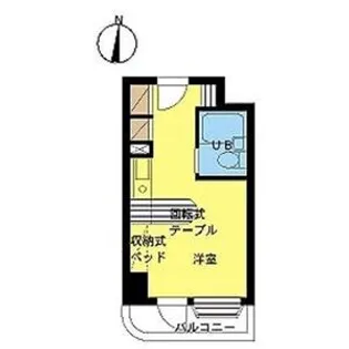 1Rの間取り画像