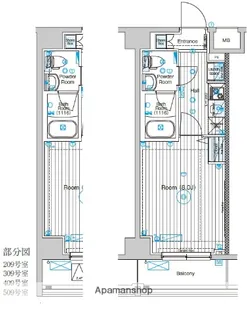 フュージョナル東墨田【4階】の間取り