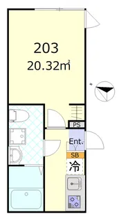 ザ・ハウス曳舟駅前【2階】の間取り