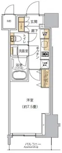 リビオメゾン南砂町【9階】の間取り