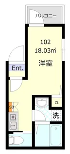MELDIA八広III【1階】の間取り