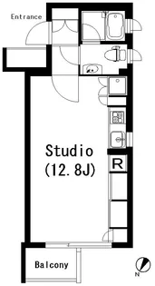 ラティエラ乃木坂【301号室号室】の間取り