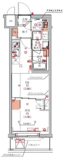 ハーモニーレジデンス東京八広ザ・スプレッド【1階】の間取り