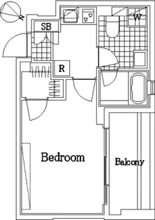ザ・レジデンス・オブ・トーキョーH20ウエストタワー【2階】の間取り