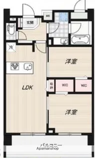 RIDGE豊洲【10階】の間取り