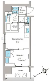 ルフォンプログレ蔵前プレミア【6階】の間取り