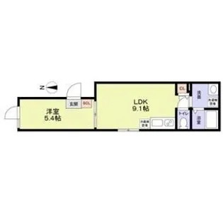 REIGRANDE ASAKUSA【4階】の間取り