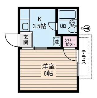 マディソン新大塚【1階】の間取り