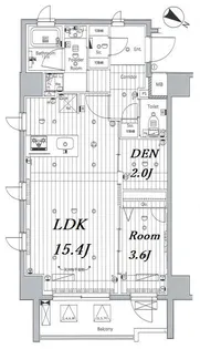 メイクス浅草イースト【406号室号室】の間取り