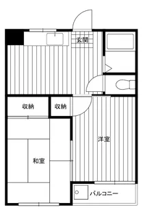 トーシンハイツ西葛西【2階】の間取り
