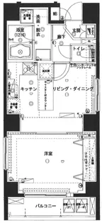 ハーモニーレジデンス浅草【4階】の間取り