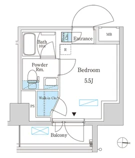 パークアクシス錦糸町スタイルズ【4階】の間取り