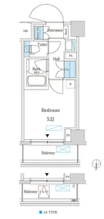 パークアクシス錦糸町スタイルズ【2階】の間取り