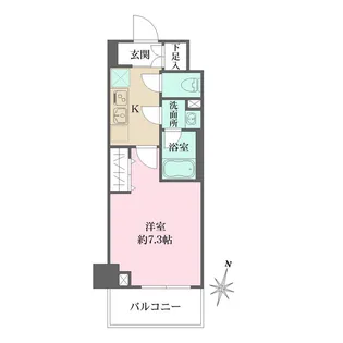 ベルフェリーク木場【2階】の間取り