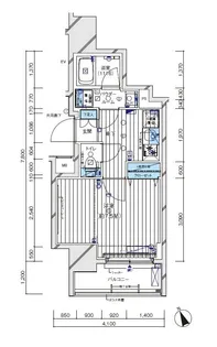 メインステージ船堀【101号室号室】の間取り