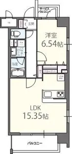 クンラボーロ【4階】の間取り