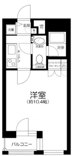 東京都港区西麻布4丁目【マンション】の間取り