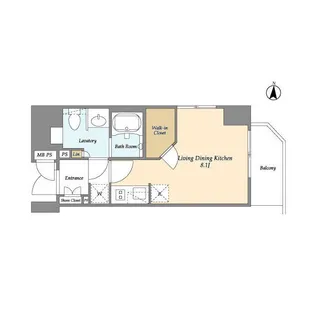 グランカーサ両国イースト【10階】の間取り