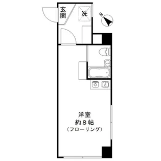 リバーサイド永代【3階】の間取り