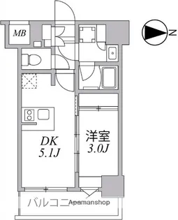 SYFORME住吉【3階】の間取り