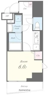 RYOGOKU STATION RESIDENCE【5階】の間取り
